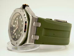 Audemars Piguet 42MM Offshore Diver Steel Green Dial 15720ST.OO.A052CA.01