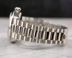 Rolex 31mm Datejust Diamond Dial President Band Platinum Ladies Watch 68246