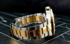 Rolex Sea-dweller 43mm Steel Yellow Gold Black Dial Mens Watch 126603