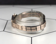 Cartier 27mm Tonneau 18K White Gold Diamond Ladies Quartz Watch 2545