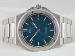 IWC Ingenieur Automatic 40mm Steel Band Aqua Dial Fixed Bezel IW328903