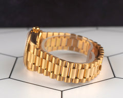 Rolex President 31mm Datejust Midsize Yellow Gold Vintage Ladies Watch 68278