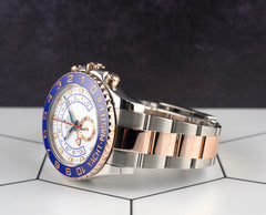 Rolex Yacht-Master II 44mm Oyster Perpetual 18k Rose Gold Ceramic Steel 116681