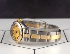 Rolex 25mm Oyster Perpetual Yellow Gold/Steel Ladies Watch 6719