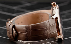 Omega 36mm De Ville Tresor 18k Rose Gold Ladies Watch 428.58.36.60.13.001