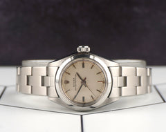 Rolex 25mm Oyster Perpetual Stainless Steel Oyster Ladies Watch 6718