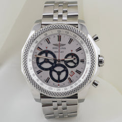 Breitling Bentley Barnato Racing 49mm Steel Fixed Silver Dial A25366
