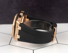 Audemars Piguet Royal Oak Offshore 42mm 18k Rose Gold Watch Iced 15ct 26470OR