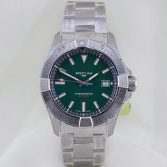 Breitling Avenger Automatic 42mm Steel Rotating Green Dial A17328101L1A1