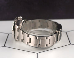 Rolex 26mm Oyster Perpetual 2ct Natural Diamonds White Pearl Dial Watch 176200