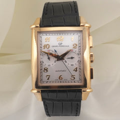 Girard Perregaux 1945 XXL 37mmx36mm 18K RG White Dial 25883-25-121-BB6C