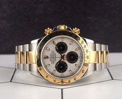 Rolex Daytona Cosmograph 40mm 18k/Steel Men's Oyster METEORITE Dial Watch 116523