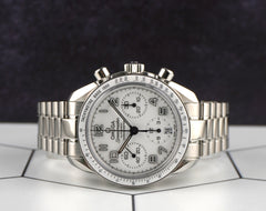 Omega 38mm Speedmaster White Dial Stainless Steel Mens Watch 324.30.38.40.04.001