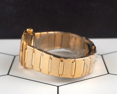 Omega 29mm Constellation 18K Yellow Gold Diamond Dial Watch 131.55.29.20.58.001