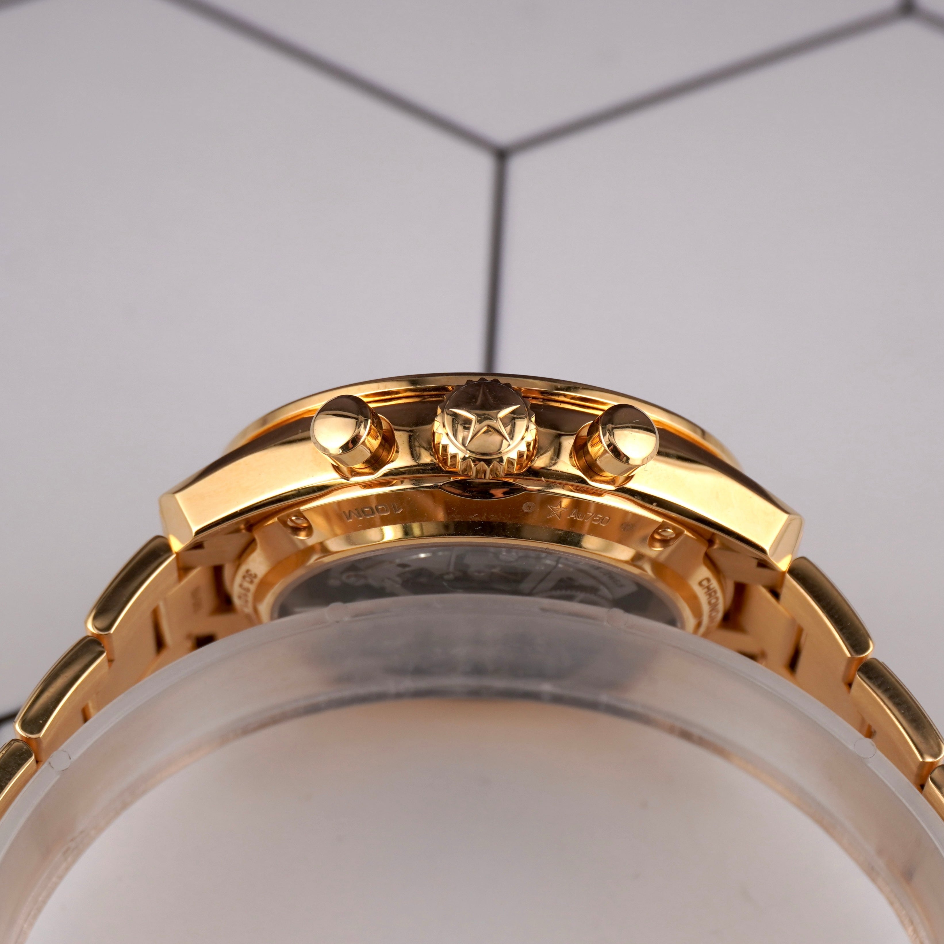 Zenith 41mm Chronomaster Sport 18k Gold Men's Watch 30.3101