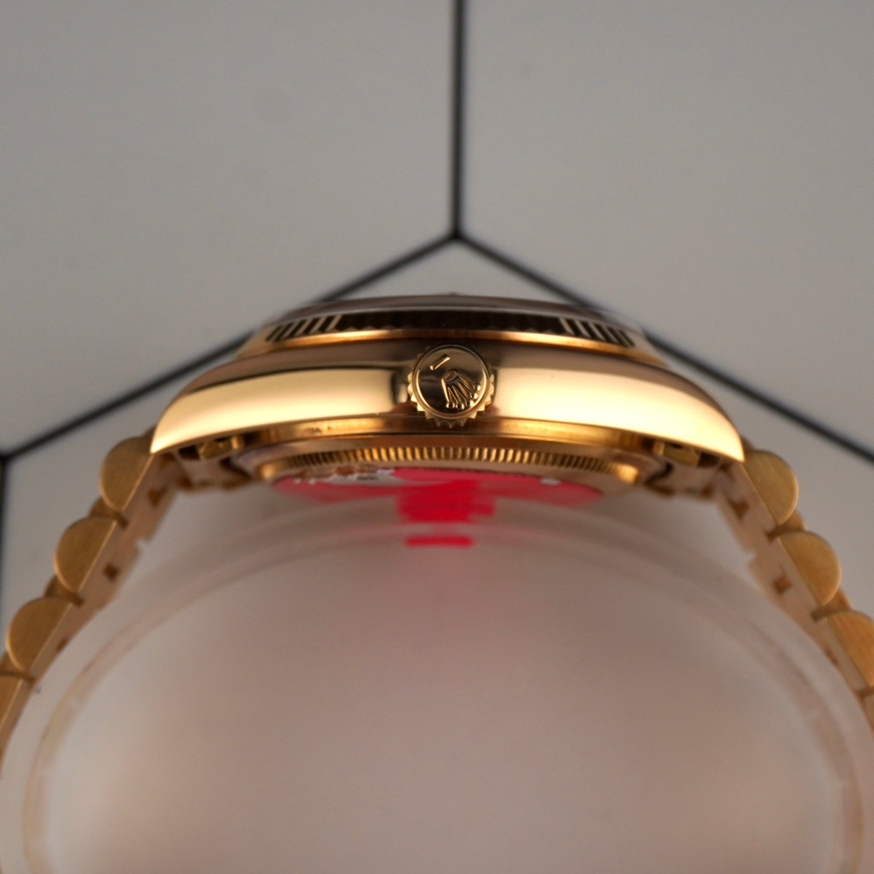 Rolex DAY-DATE 36mm 18K Yellow Gold President Champagne Dial Men's