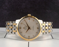 Omega 36mm De Ville Date YG Steel Automatic Steel Mens Watch 424.20.37.20.02.001