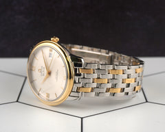 Omega 36mm De Ville Date YG Steel Automatic Steel Mens Watch 424.20.37.20.02.001