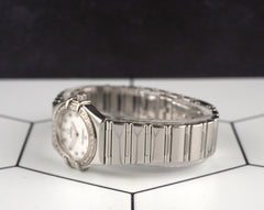 Omega 22.5mm Constellation White Mop Dial Steel Ladies Quartz Watch 1465.71.00