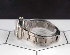 Rolex 26mm Date Silver Baton Dial Automatic Steel Vintage Ladies Watch 6924
