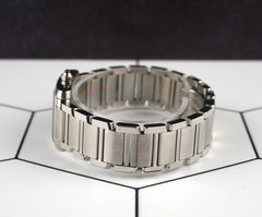 Cartier Ladies Tank Francaise 20mm Quartz Steel Roman Dial Watch 2384