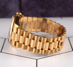 Rolex DAY-DATE 36mm 18K Yellow Gold President Men's Gold Dial Watch Ref: 18238
