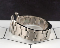 Rolex 31mm OysterDate Precision Silver Dial Midsize Steel Vintage Watch 6466