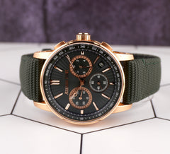 Audemars Piguet Code 11.59 41mm 18K Rose Gold Green Dial Watch 26393OR