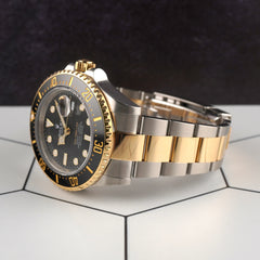 Rolex 43mm Sea-Dweller Black Dial Steel Yellow Gold Men's Watch 126603