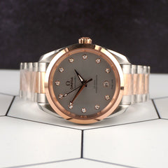 Omega 38mm Seamaster Aqua Terra Gray Dial Watch 220.20.38.20.56.002