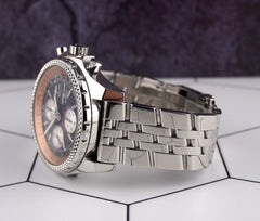 Breitling 45mm Bentley Motors GT Black Dial Steel Mens Watch A13362