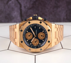 Audemars Piguet 42mm Royal Oak Offshore 18k Rose Gold Chronograph Watch 26238OR