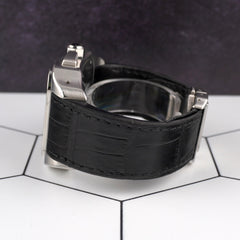 Cartier 42mm Santos 100 XL Silver Dial Chronograph Men's Watch 2740