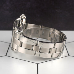 Cartier 43mm Roadster XL Chronograph Silver Dial Steel Men's Watch 2618