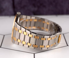 Audemars Piguet 33mm Royal Oak 2-Tone Unisex Gold Dial Quartz Watch 56303SA