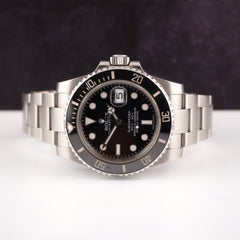 Rolex Submariner Date 40mm Ceramic Stainless Steel Black Dial Watch 116610LN