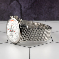 Breitling 41mm Top Time Ford Thunderbird White Dial Automatic Mens Watch AB0176