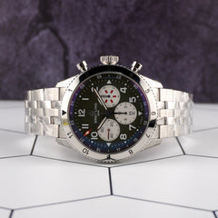 Breitling Super Avi 46mm Curtiss Warhawk Green Dial Men's Watch AB04452A1L1A1