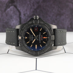 Breitling Avenger Blackbird 44mm Diamond Bezel Titanium Watch V17311AT/BD74