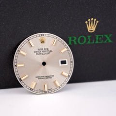 Rolex Datejust 36mm Mens Silver Dial Gold Stick Oyster Jubilee 116234 116200