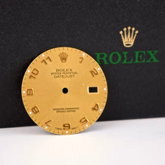 Rolex Datejust 36mm 18k Yellow Gold Dial Arabic Numeral Ref 16233 16013