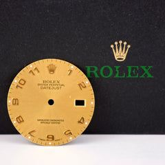 Rolex Datejust 36mm 18k Yellow Gold Dial Arabic Numeral Ref 16233 16013