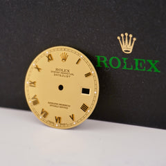 Rolex Datejust Men's 36mm Gold Champagne Roman Dial Jubilee Ref: 16013 16233