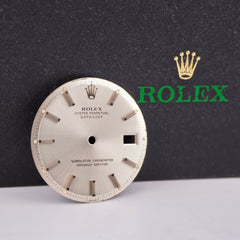 Rolex Men's 36mm Datejust Silver Stick Dial Steel Jubilee Oyster Ref: 1601 1603