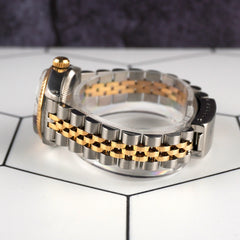 Rolex Datejust 26mm Yellow Gold & Steel Blue Dial Jubilee Watch 6917
