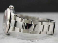 Rolex 31mm Datejust Steel White Gold Diamond Pink Dial Watch 278274