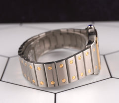 Cartier 29mm Santos Galbee Large Steel Yellow Gold Mens
