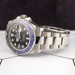 Rolex Men 40mm GMT-Master II Batman Blue Bezel Steel Watch 126710BLNR