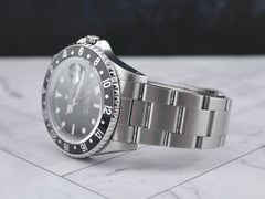Rolex 40mm GMT Master Steel Black Dial Men's Watch 16700
