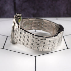 Breitling Navitimer 35mm Mother of Pearl Diamond Dial Steel Ladies Watch A17395